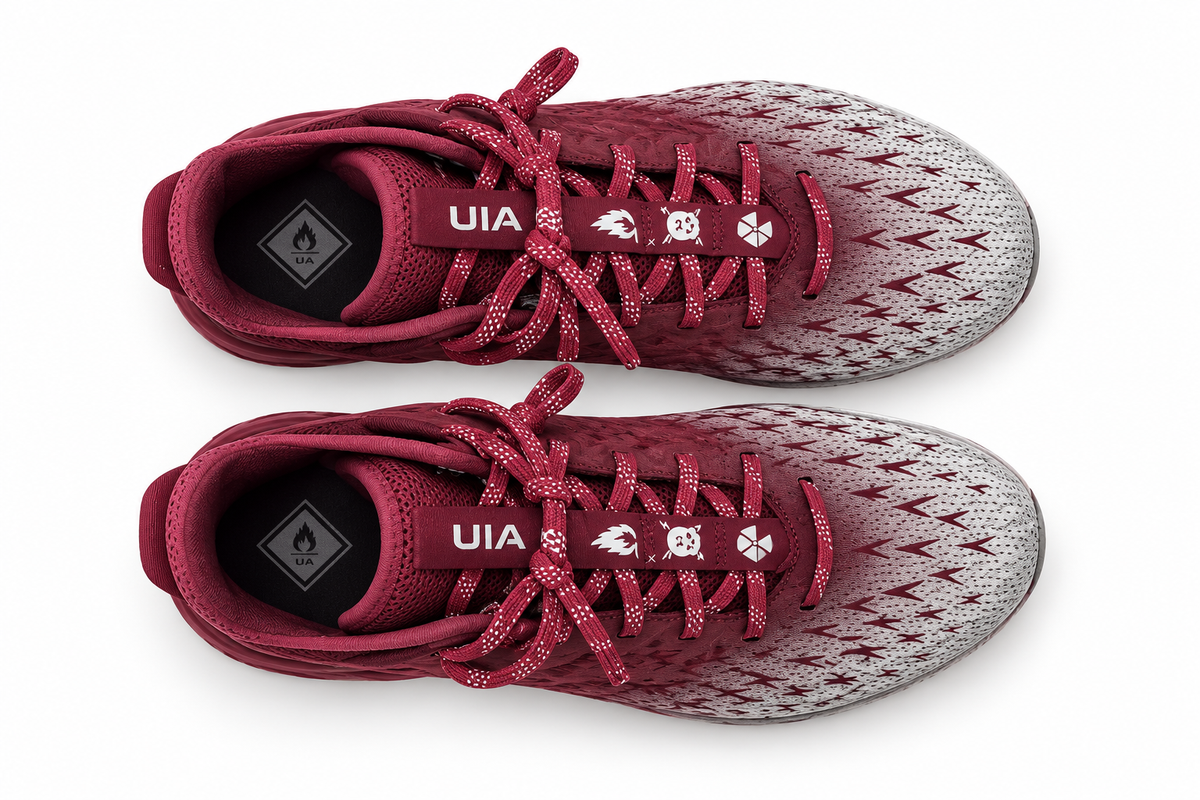 Under Armour Spotlight 4 MC - Cardinal / Metallic Silver