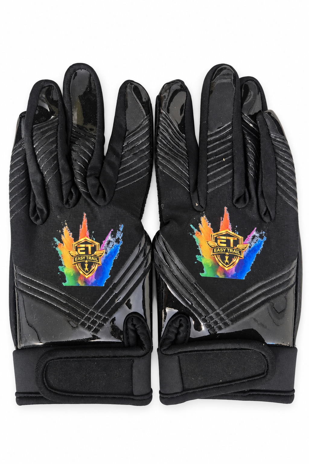 Easy Trail Multicolour Gloves - Black