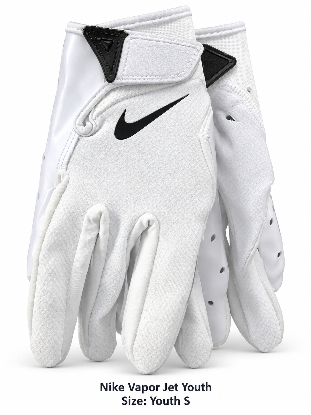 Nike Vapor Jet Youth Gloves - White / Black