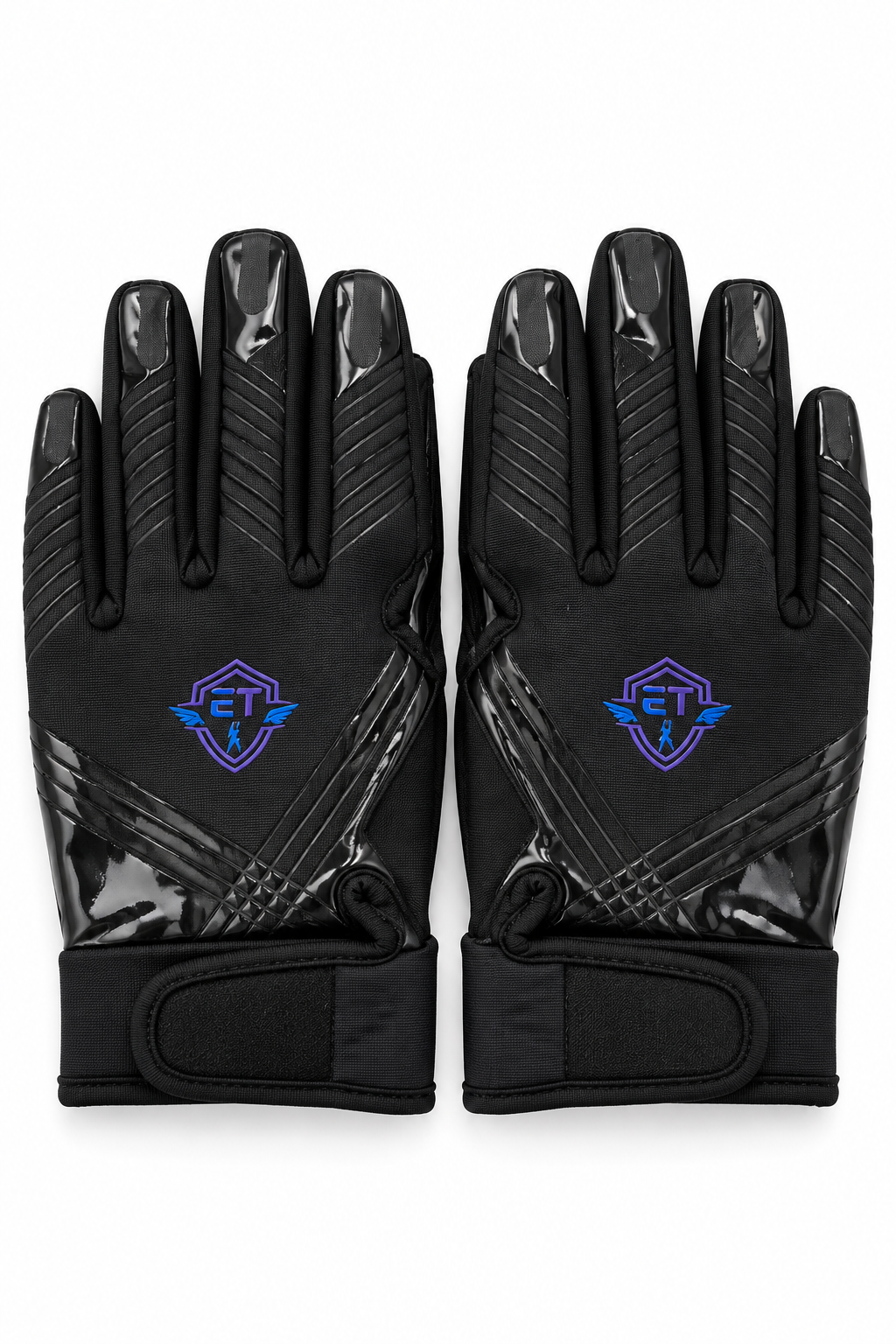 Easy Trail Signature Gloves - Black / Blue / Purple