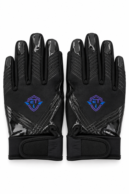 Easy Trail Signature Gloves - Black / Blue / Purple