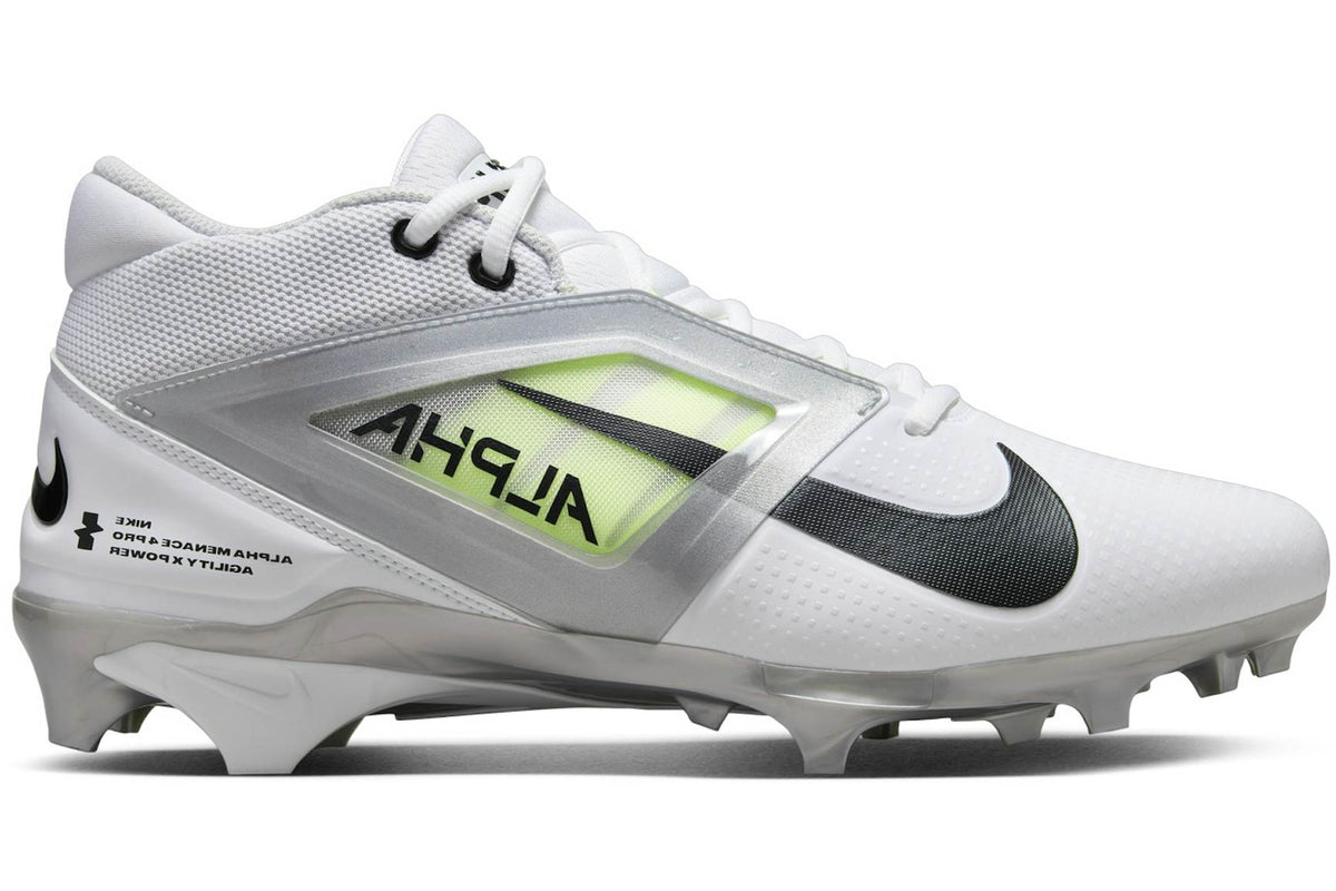 Nike Alpha Menace 4 Pro - White / Metallic Silver / Photon Dust / Black