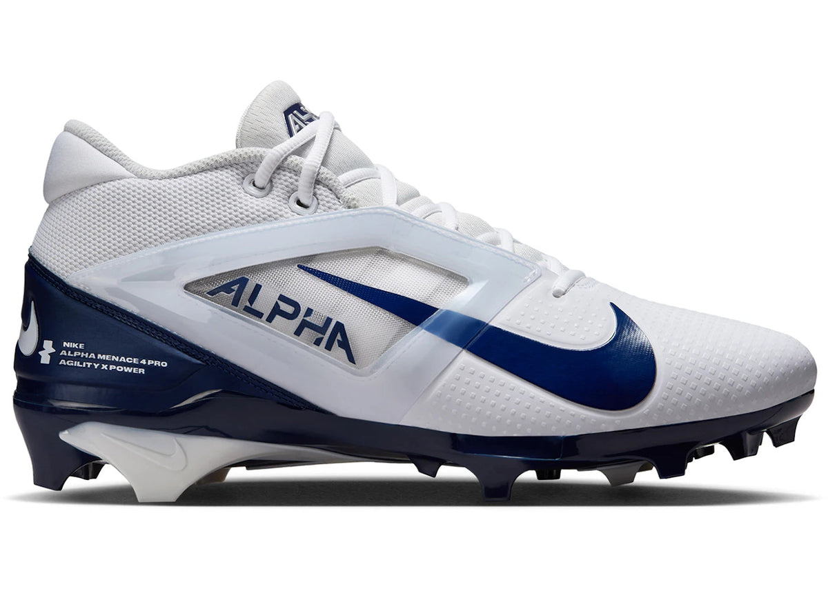 Nike Alpha Menace 4 Pro - White / Navy Blue